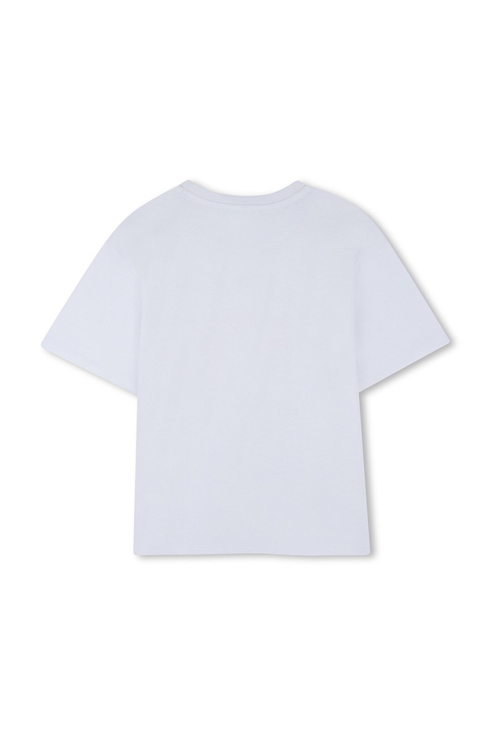 Kenzo Kids t-shirt bawełniany dziecięcy K61804.114.150 niebieski SS26
