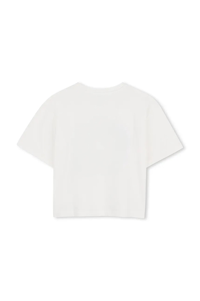 Kenzo Kids tricou pentru copii, din bumbac K61806.86.108 alb SS26