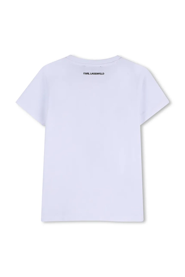Karl Lagerfeld t-shirt dziecięcy Z31160.86.108 biały SS26