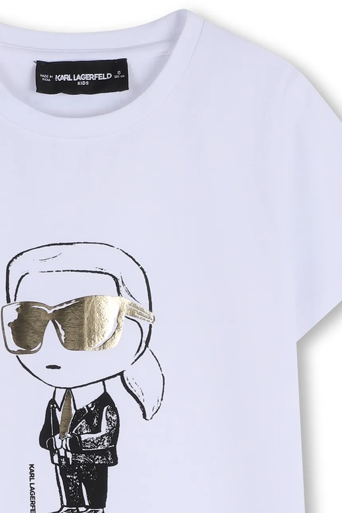 Karl Lagerfeld t-shirt dziecięcy biały Z31160.156.162