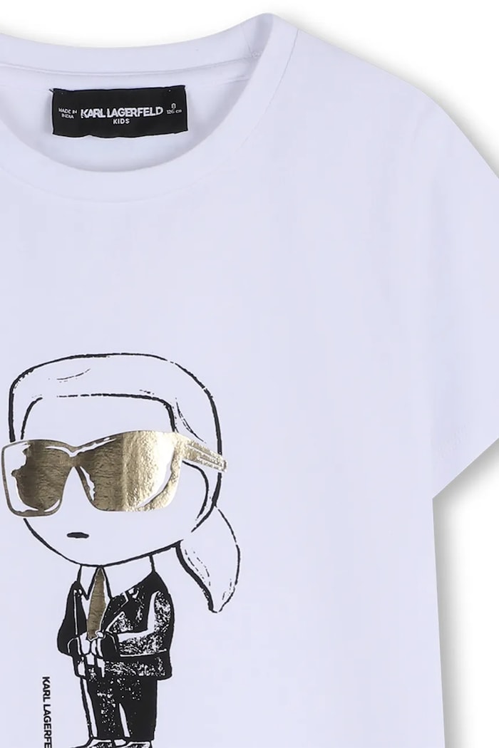 Karl Lagerfeld t-shirt dziecięcy biały Z31160.156.162