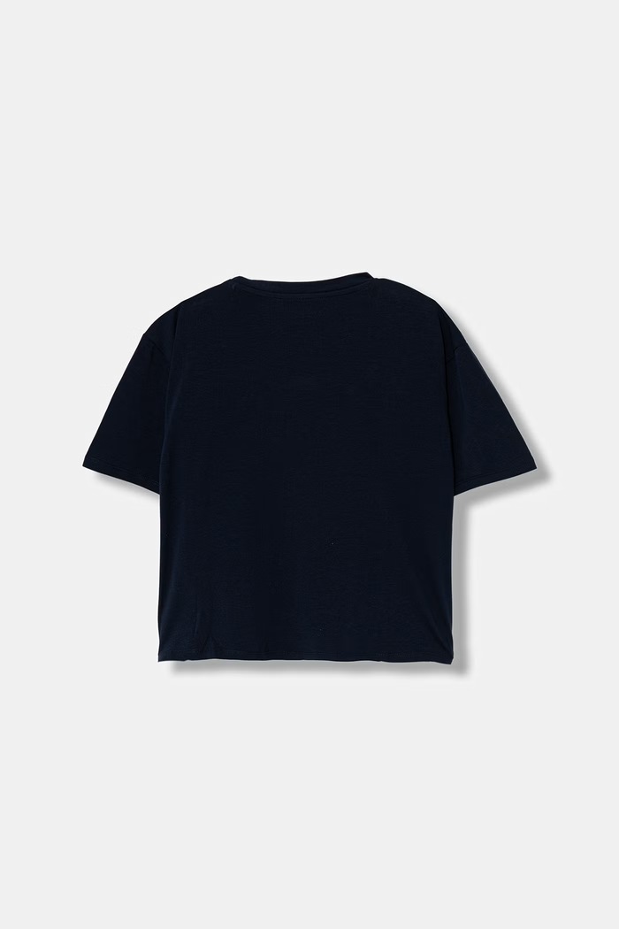 Guess T-shirt παιδικό βαμβακερό J6GI00.K6YW4.PPY2.M σκούρο μπλε SS26