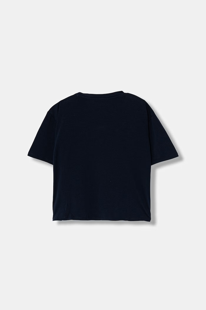 Guess T-shirt παιδικό βαμβακερό J6GI00.K6YW4.PPY2.M σκούρο μπλε SS26