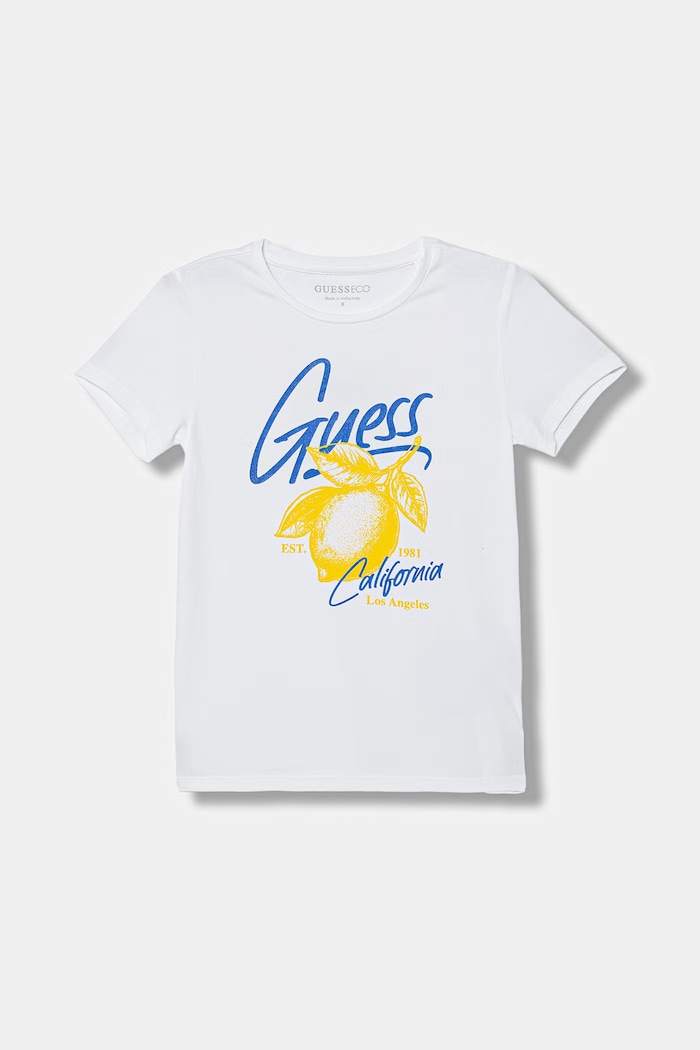Guess tricou copii print alb J6GI01.K6YW4.PPY2.M