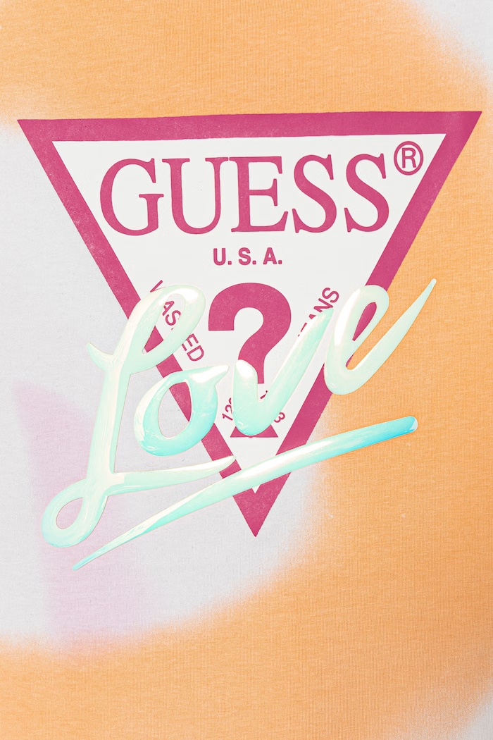 Fete Guess tricou copii J6GI03.K6YW4.PPY2.M portocaliu