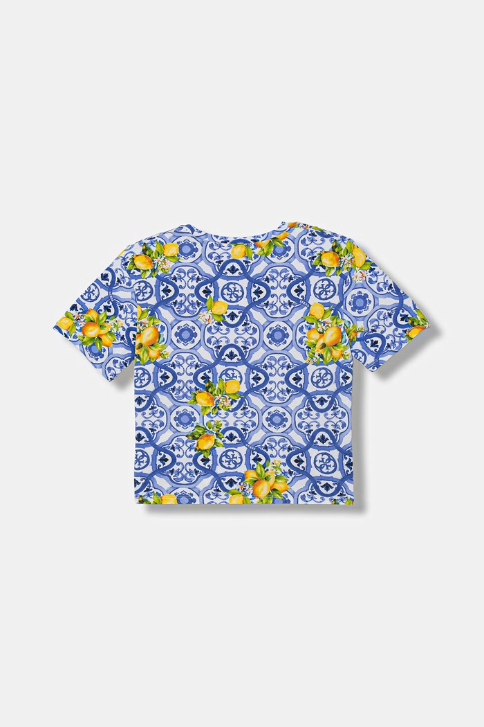 Detské tričko Guess J6GI03.K6YW4.PPY2.M modrá SS26