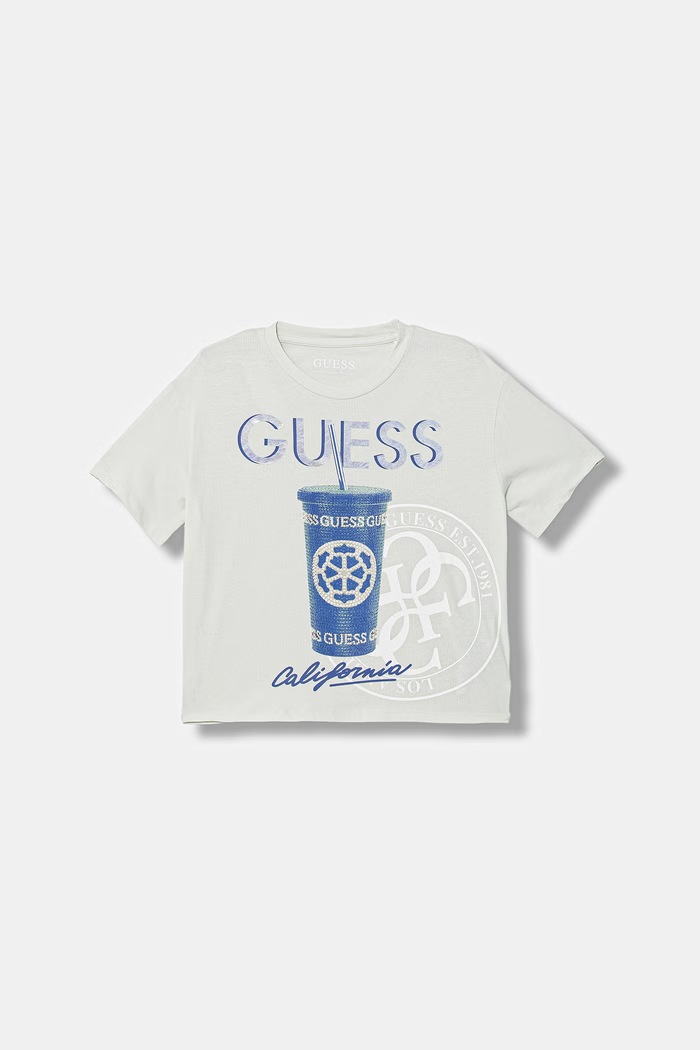 Guess t-shirt dziecięcy z elastanem szary J6GI06.K6YW4.PPY2.M