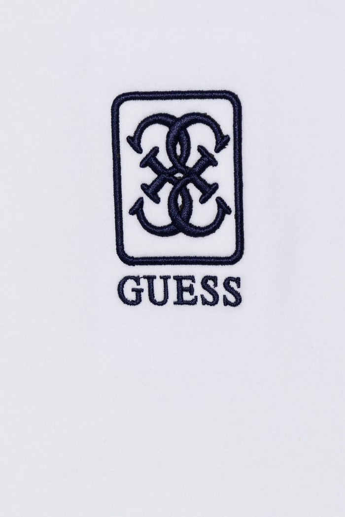 Fete Guess top pentru copii, cu bumbac J6GI11.K6YW4.PPY2.M alb