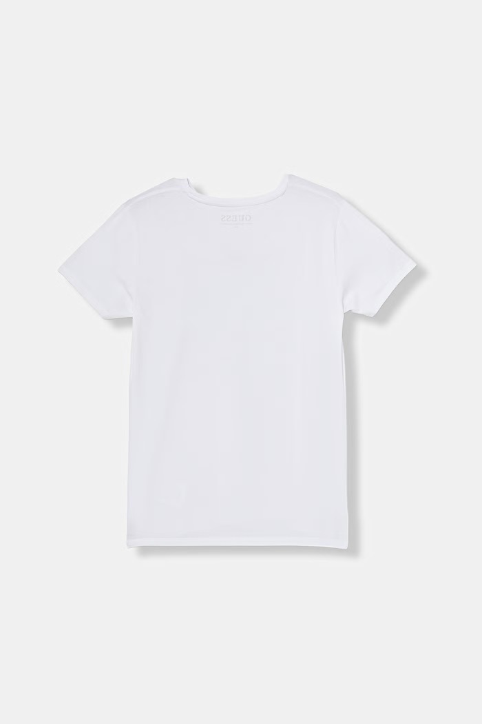 Guess detské bavlnené tričko s elastanom J6GI14.K6YW4.PPY2.M biela SS26