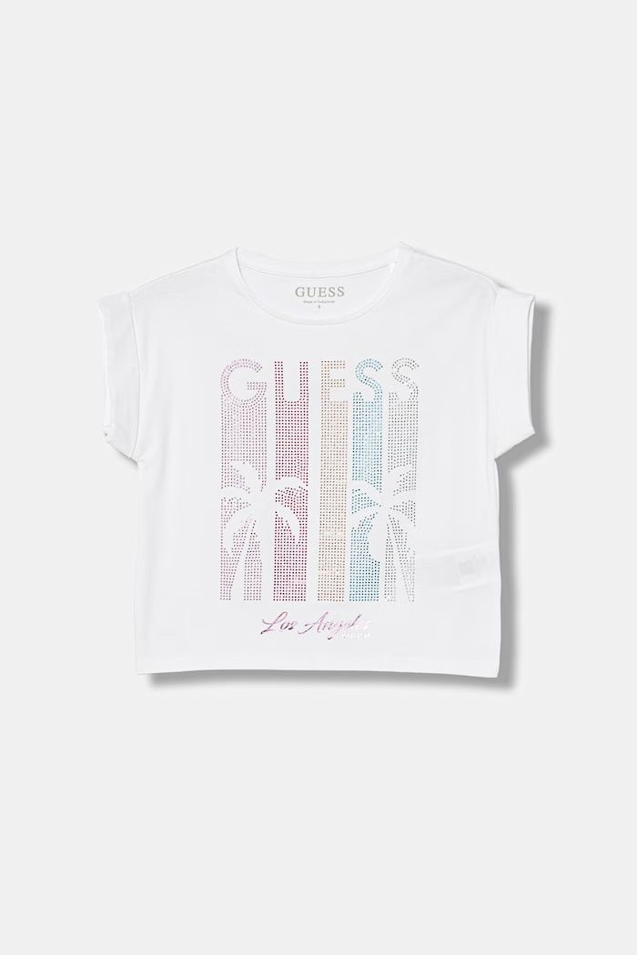 Guess t-shirt dziecięcy z elastanem biały J6GI20.K6YW4.PPY2.M