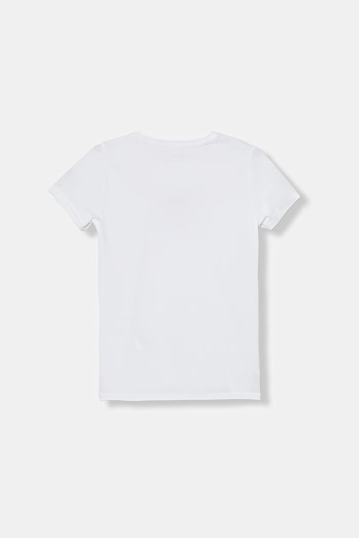 Guess tricou basic pentru copii bumbac J6GI28.K6YW4.PPY2.M alb SS26