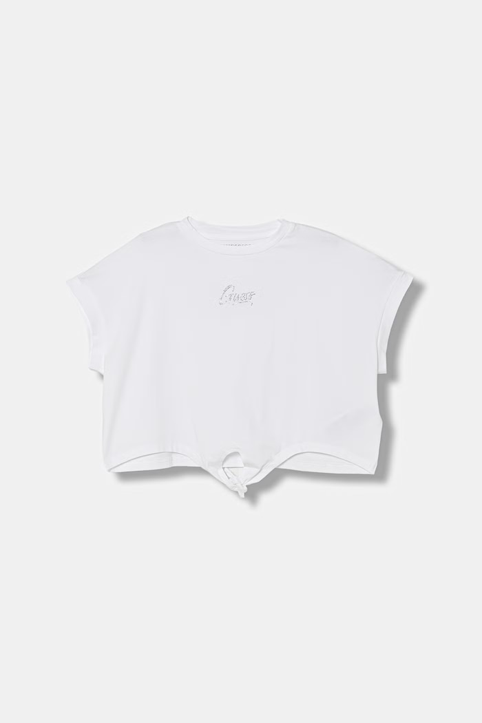 Guess tricou pentru copii, din bumbac cu elastan alb J6GI29.K6YW4.PPY2.M
