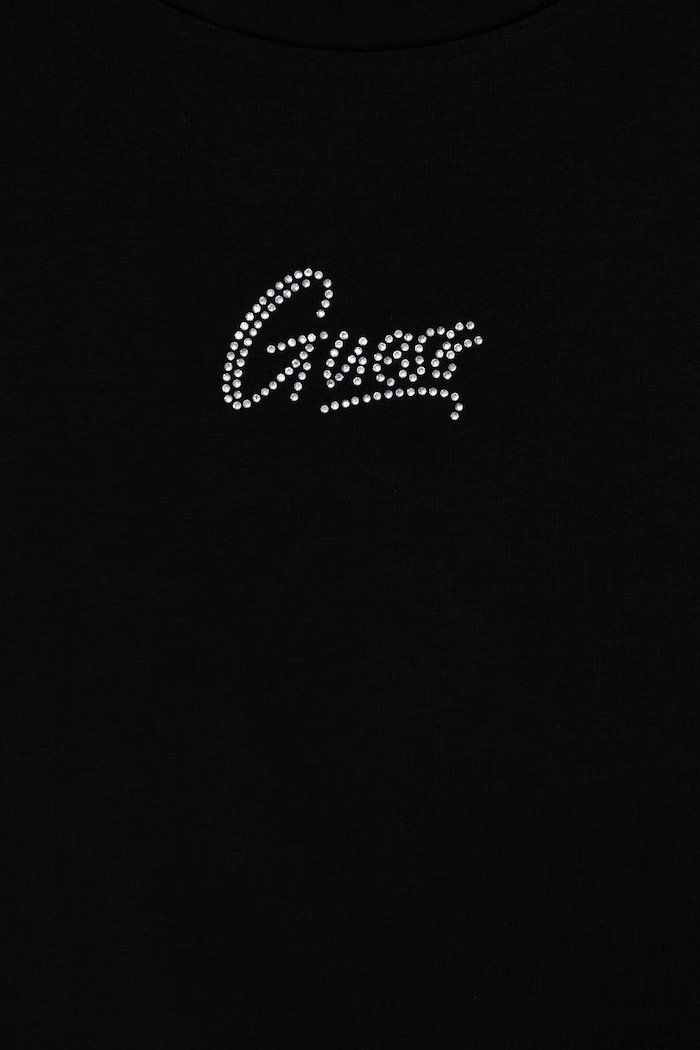 Fete Guess tricou pentru copii, din bumbac cu elastan J6GI29.K6YW4.PPY2.M negru