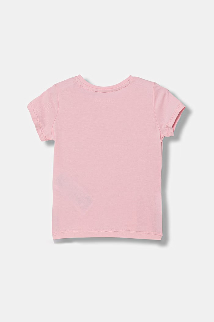 Guess Tričko dětské bavlněné s elastanem K6GI00.K6YW4.PPY2.M růžová SS26