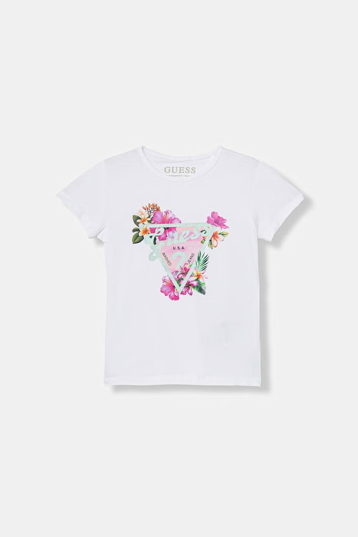 Guess tričko detské biela K6GI02.K6YW4.PPY2.M