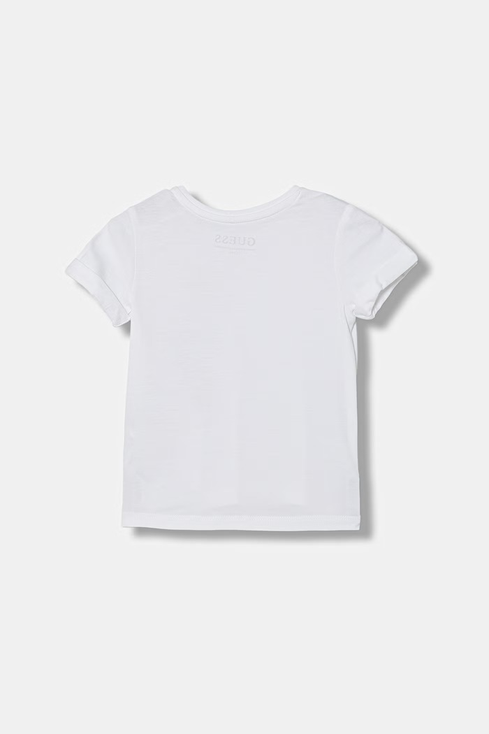 Guess tričko detské bavlnené s elastanom K6GI05.K6YW4.PPY2.M biela SS26