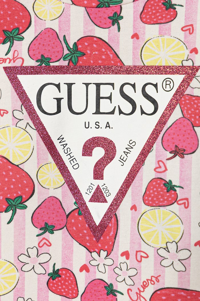 Dievča Detské tričko Guess K6GI13.K6YW4.PPY2.M ružová