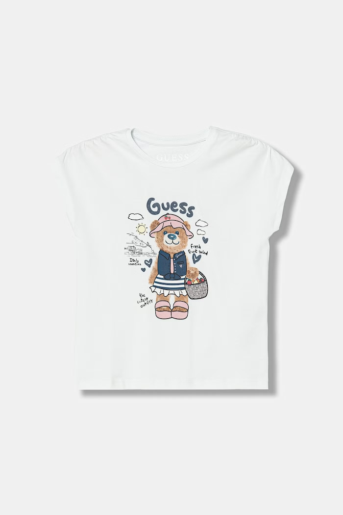 Guess tricou copii print albastru K6GI18.K6YW4.PPY2.M