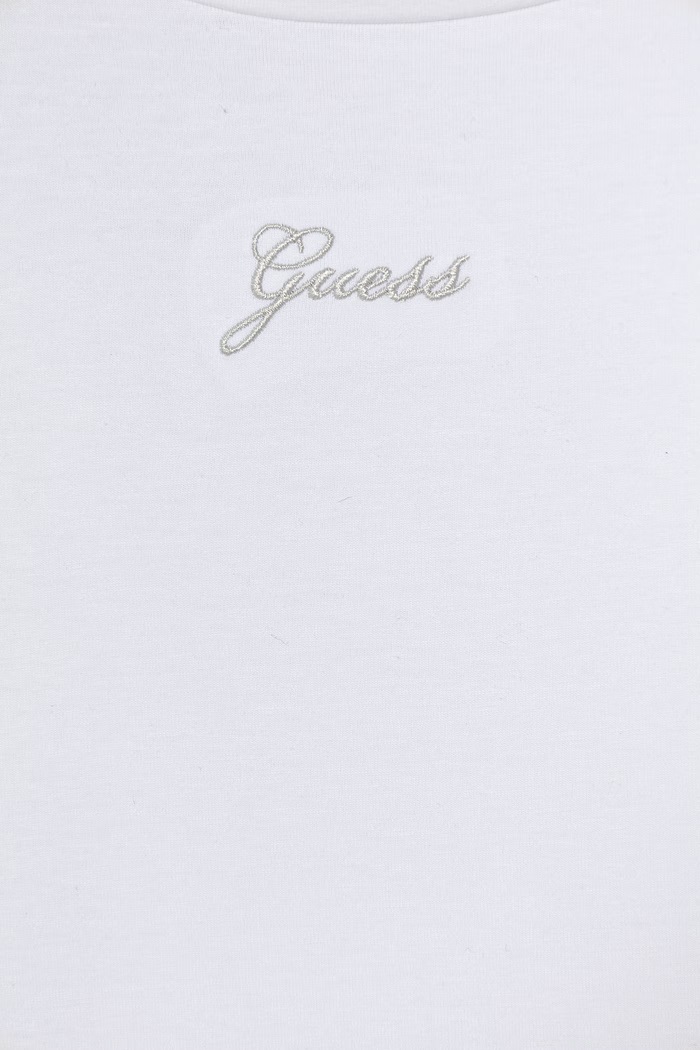 Dievča Guess tričko detské bavlnené s elastanom K6GI19.K6YW4.PPY2.M biela