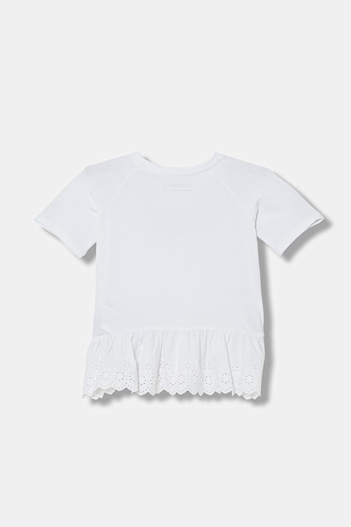 Guess tricou pentru copii din bumbac cu elastan K6GI21.K6YW4.PPY2.M alb SS26
