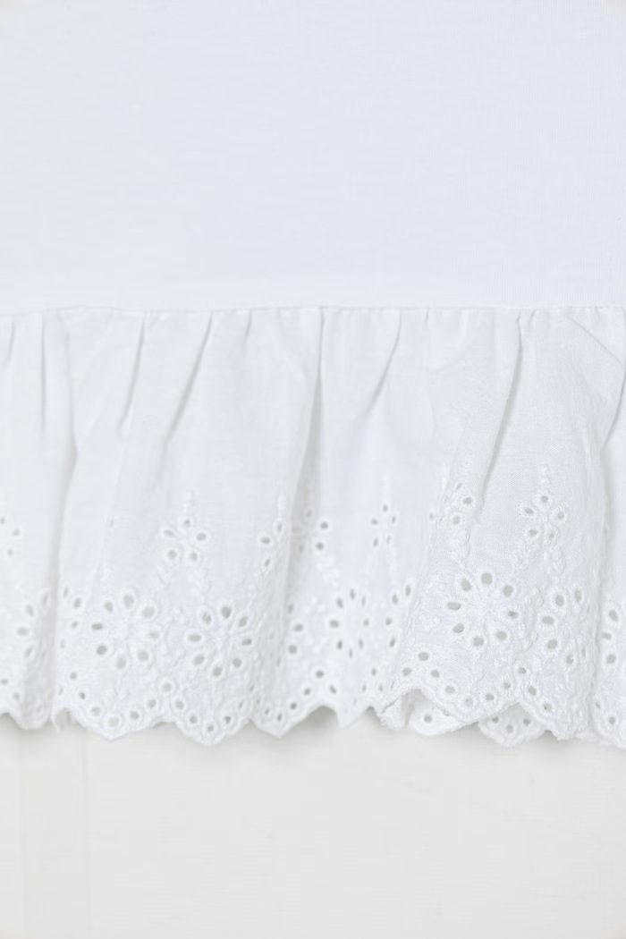 Fete Guess tricou pentru copii din bumbac cu elastan K6GI21.K6YW4.PPY2.M alb