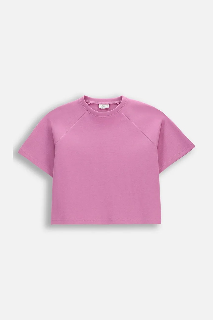 Coccodrillo tricou copii uni roz WC6143227VGA