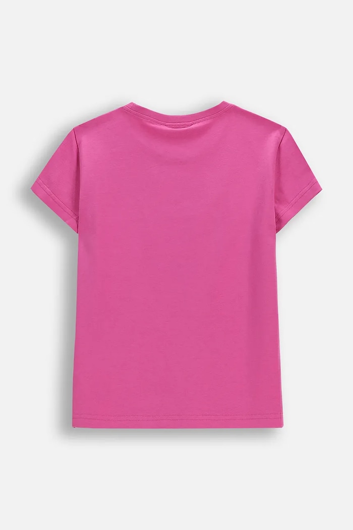 Coccodrillo t-shirt dziecięcy WC6143204RGK różowy SS26