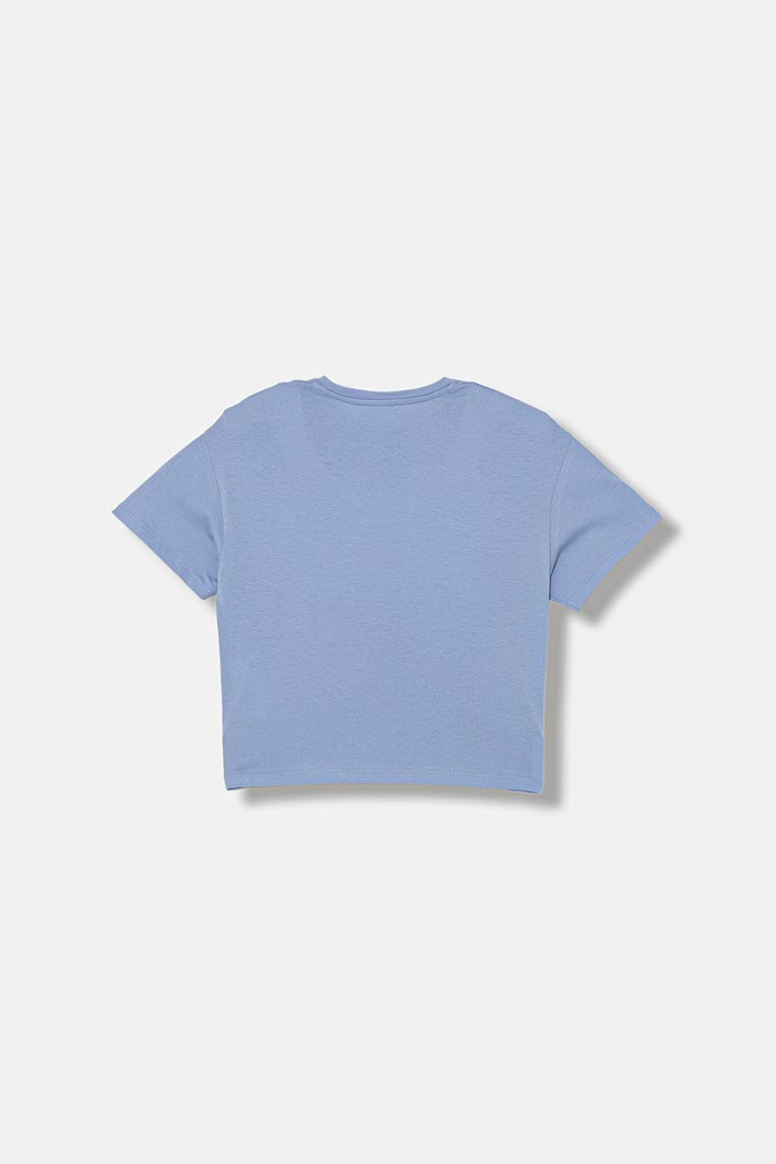 United Colors of Benetton T-shirt dziecięcy bawełniany 3I1XC10SF.G.Stagionale niebieski SS26