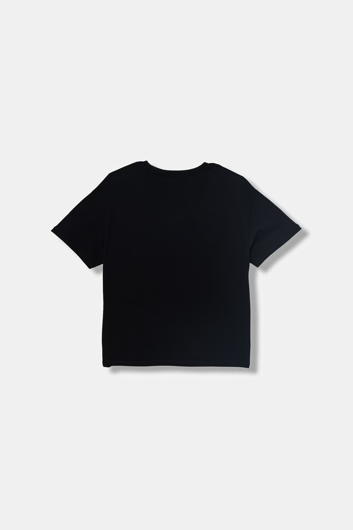 United Colors of Benetton tricou pentru copii din bumbac 3I1XC10SF.G.Stagionale negru SS26