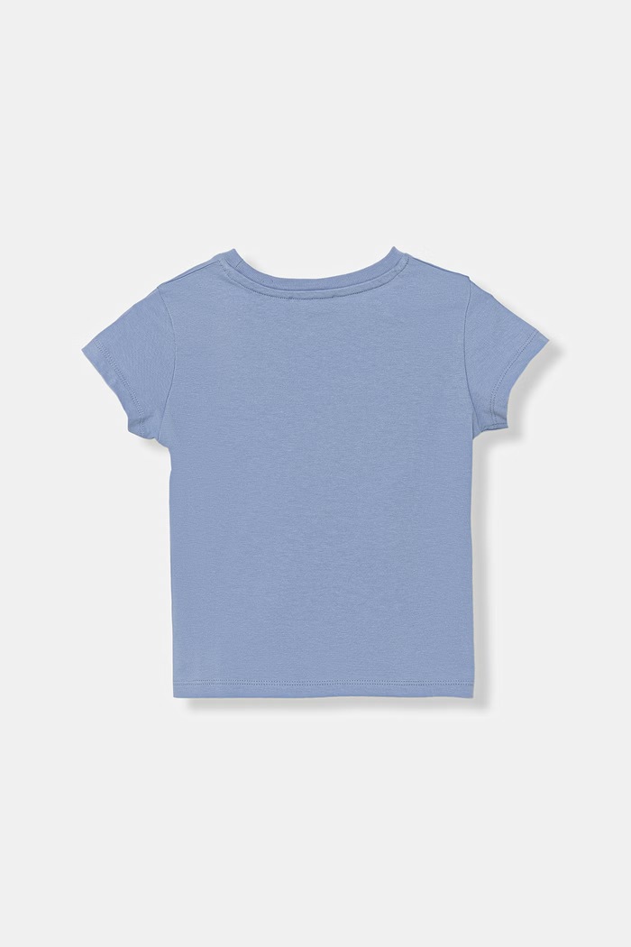 United Colors of Benetton detské bavlnené tričko 3I1XG10LU.P.Stagionale modrá SS26