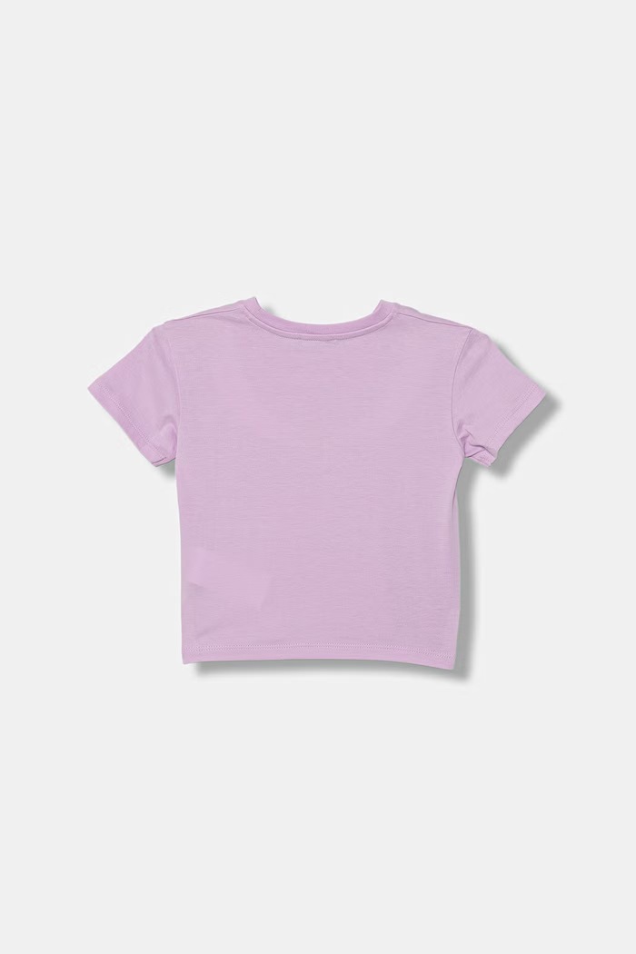 United Colors of Benetton T-shirt dziecięcy bawełniany 3I1XG10M7.P.Stagionale fioletowy SS26