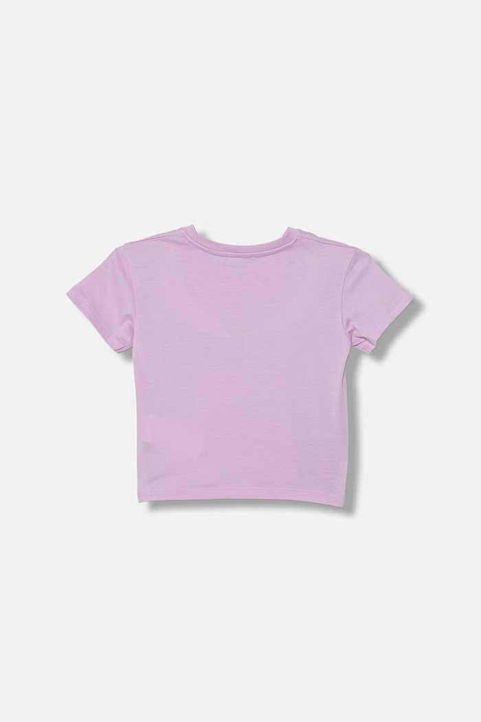United Colors of Benetton T-shirt dziecięcy bawełniany 3I1XG10M7.P.Stagionale fioletowy SS26