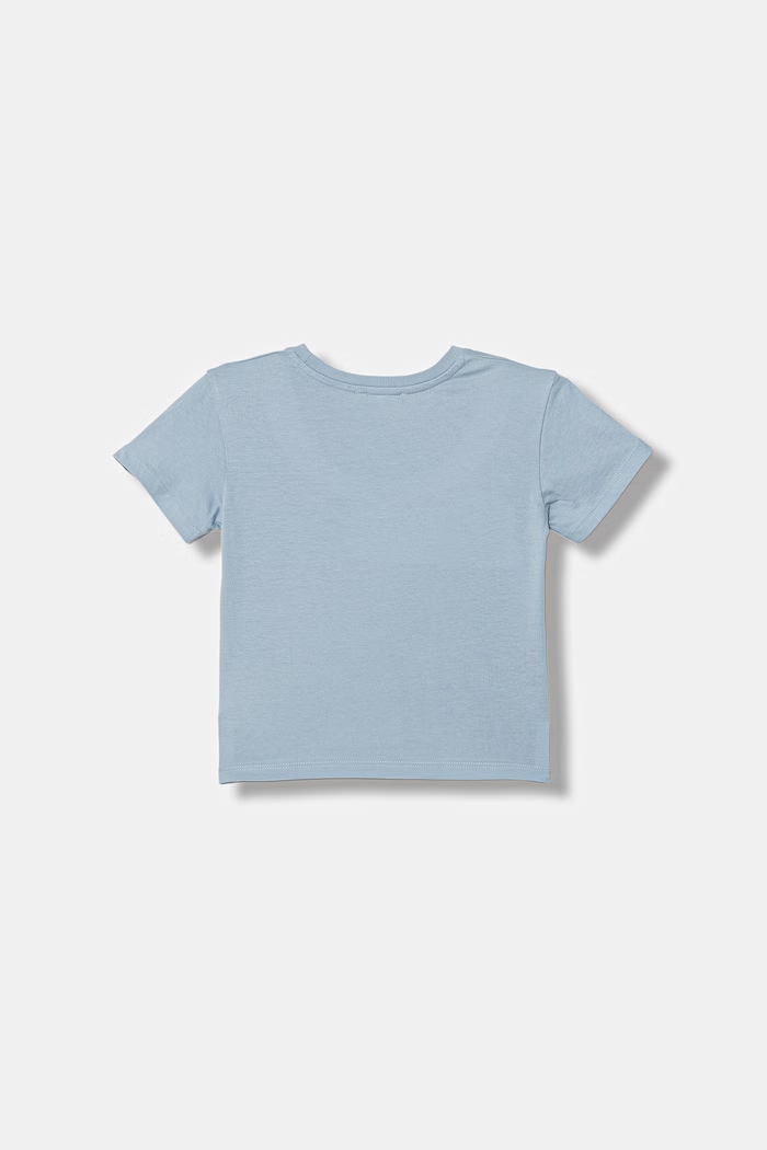 United Colors of Benetton tricou pentru copii din bumbac 3I1XG10M7.P.Stagionale albastru SS26