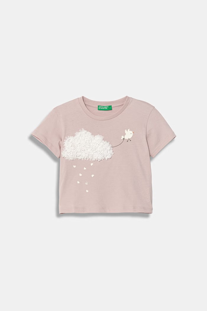United Colors of Benetton tričko detské bavlnené ružová 3I1XG10M7.P.Stagionale