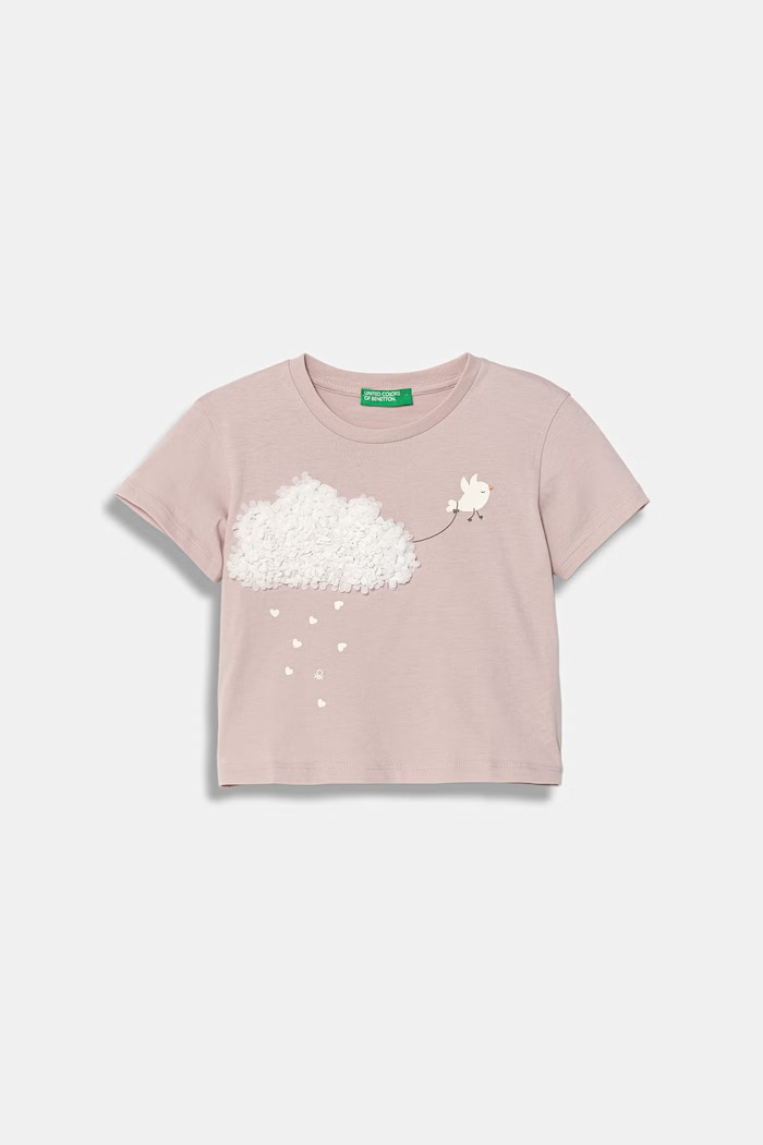 United Colors of Benetton tričko detské bavlnené ružová 3I1XG10M7.P.Stagionale
