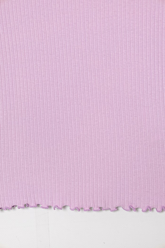 Dievča United Colors of Benetton detské basic tričko z bavlny s elastanom 3F1EC10N4.G.Stagionale fialová