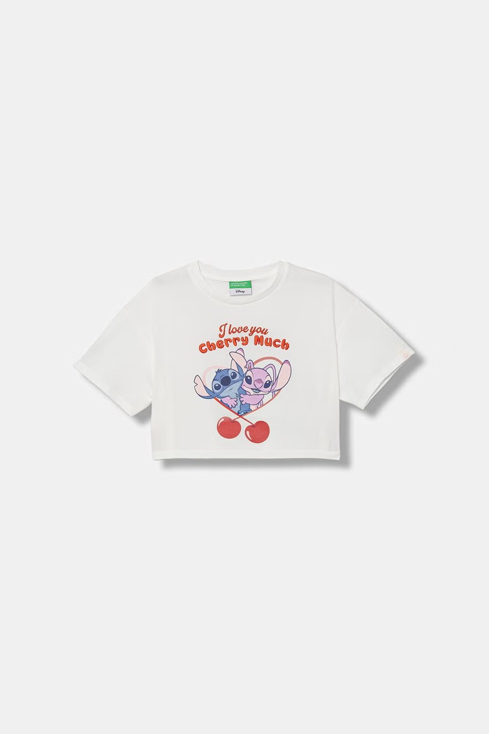 Detské bavlnené tričko United Colors of Benetton biela 3I1XC10SS.G.Stagionale