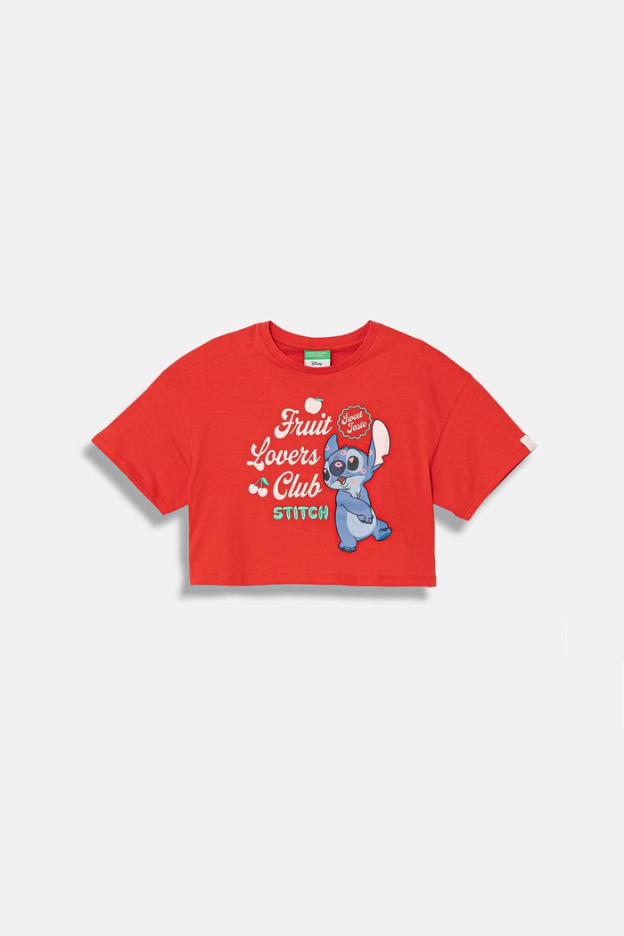 Detské bavlnené tričko United Colors of Benetton červená 3I1XC10SS.G.Stagionale