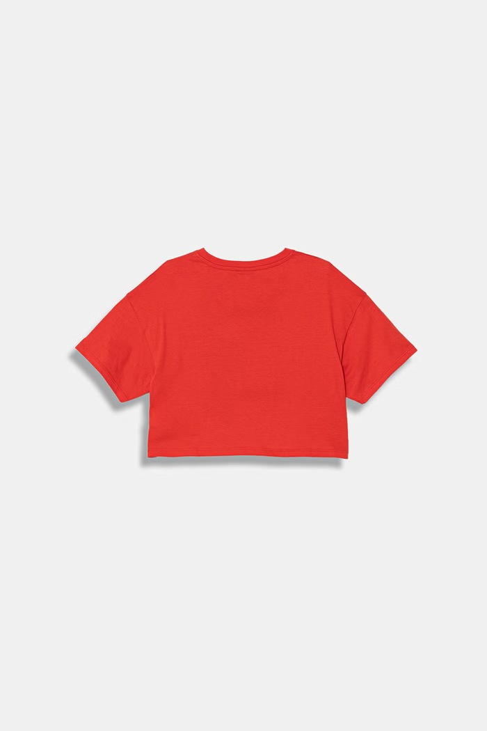 Detské bavlnené tričko United Colors of Benetton 3I1XC10SS.G.Stagionale červená SS26