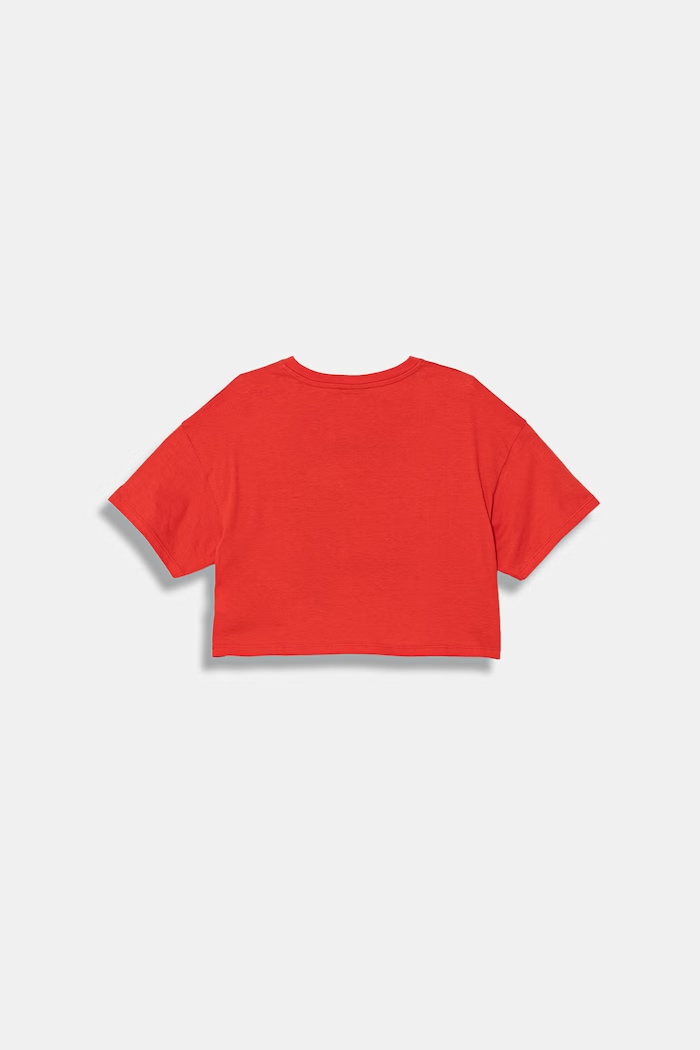 Detské bavlnené tričko United Colors of Benetton 3I1XC10SS.G.Stagionale červená SS26