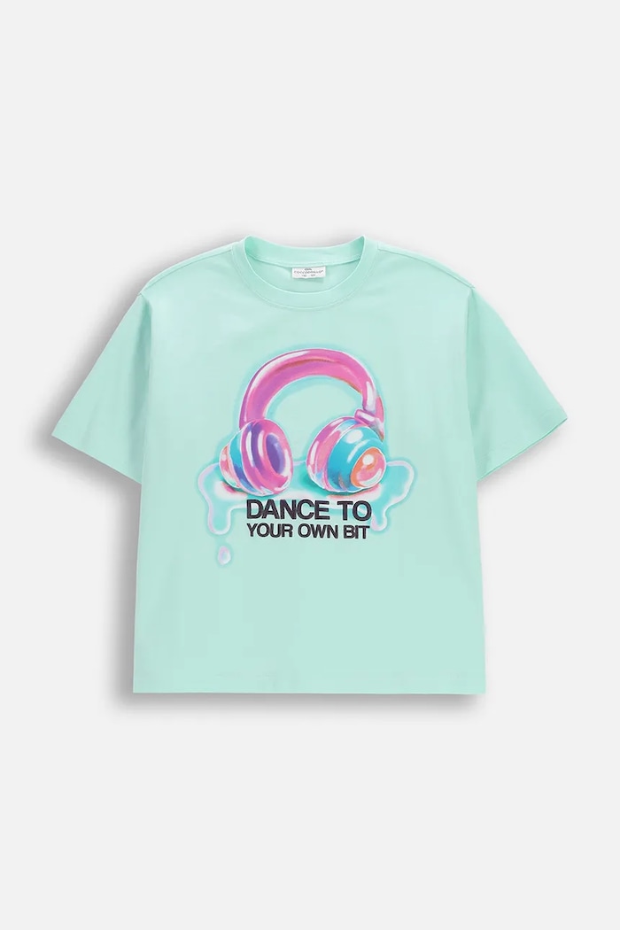 Coccodrillo tricou pentru copii, din bumbac verde WC6143201SGJ