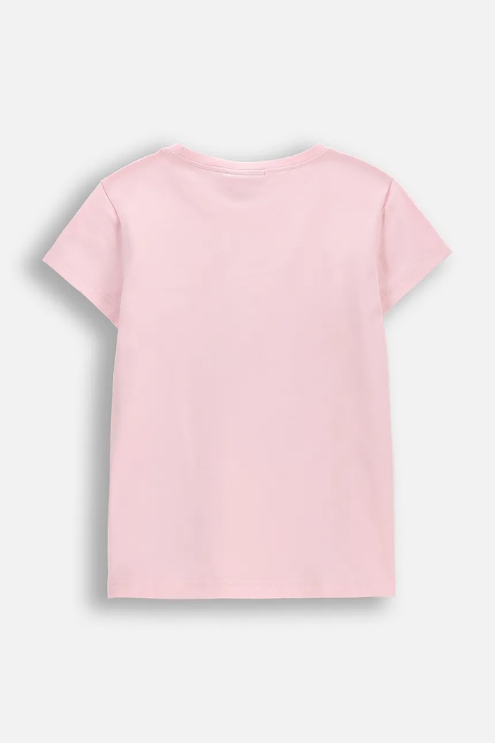 Coccodrillo tricou pentru copii, cu bumbac WC6143208VGB roz SS26