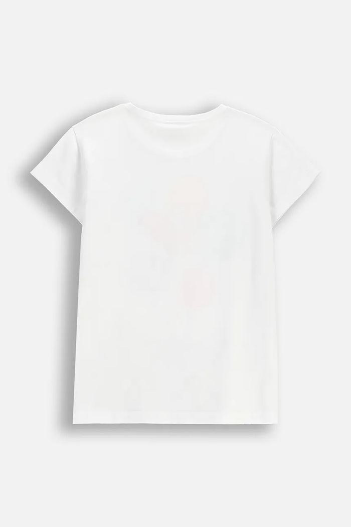 Coccodrillo tricou pentru copii, cu bumbac WC6143218VGB alb SS26