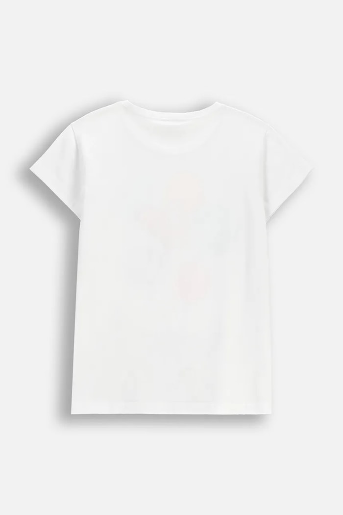 Coccodrillo tricou pentru copii, cu bumbac WC6143218VGB alb SS26