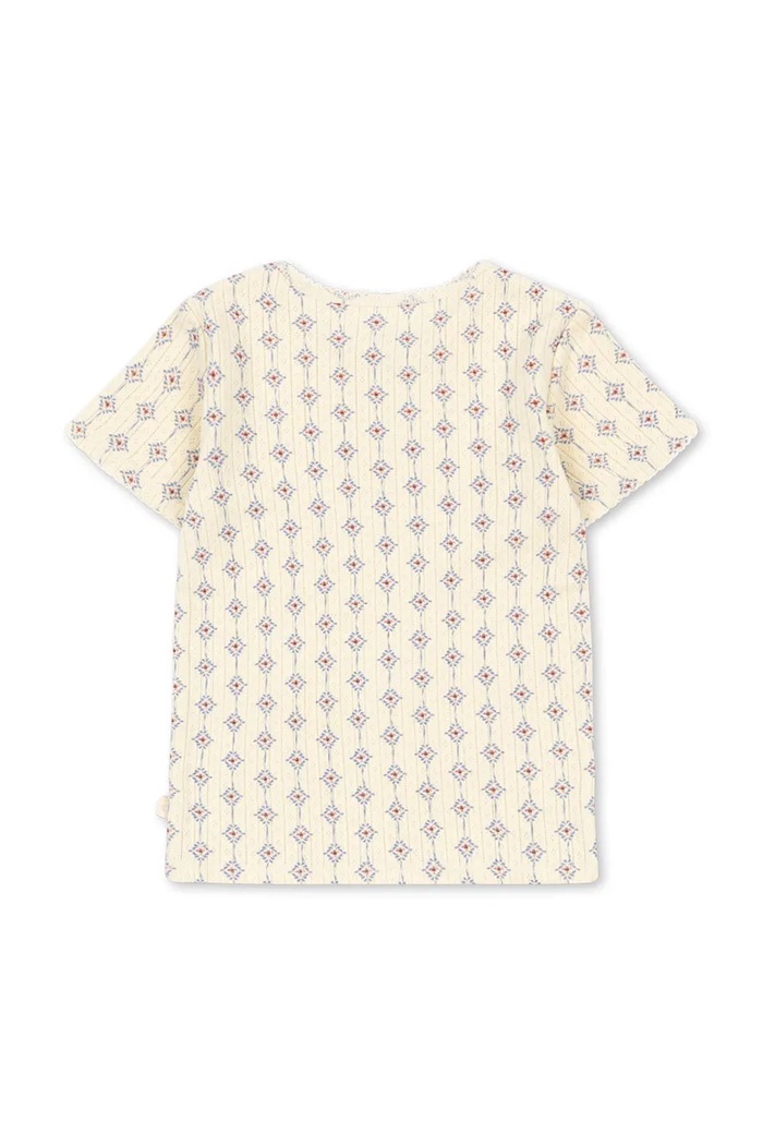 Konges Sløjd tričko detské bavlnené MINNIE TEE GOTS KS105485.PPY2 béžová SS26
