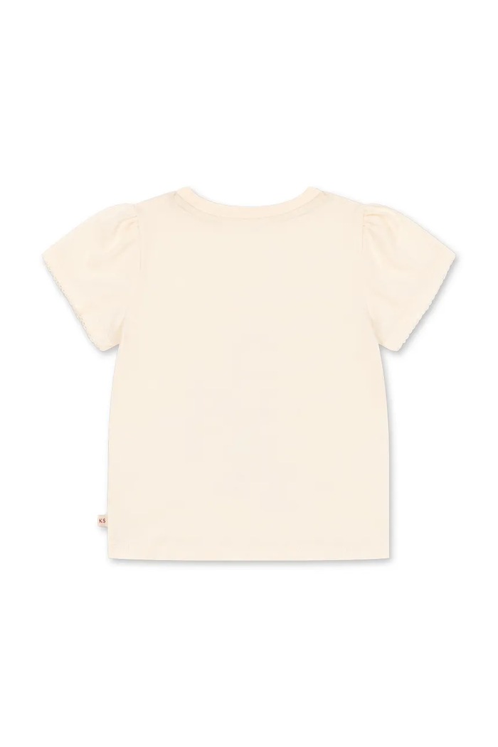 Konges Sløjd t-shirt gyerek pamut FAMO PUFF TEE GOTS KS105368.PPY2 bézs SS26