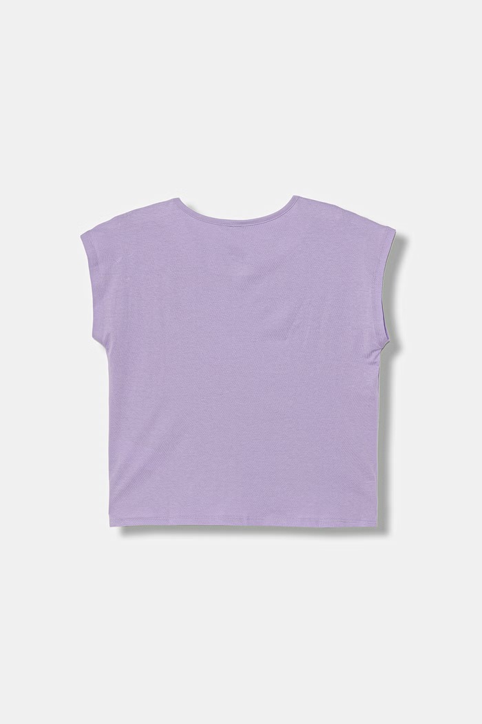 United Colors of Benetton T-shirt dziecięcy bawełniany 3I1XC10U0.G.seasonal fioletowy SS26