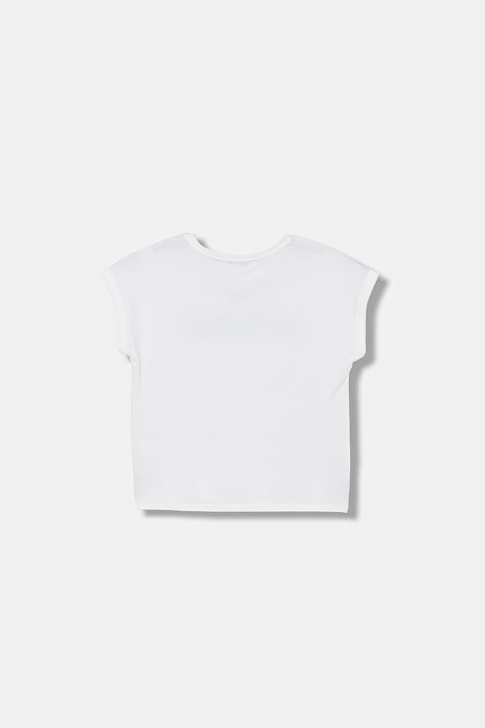 United Colors of Benetton T-shirt dziecięcy bawełniany 3I1XC10TT.G.seasonal biały SS26
