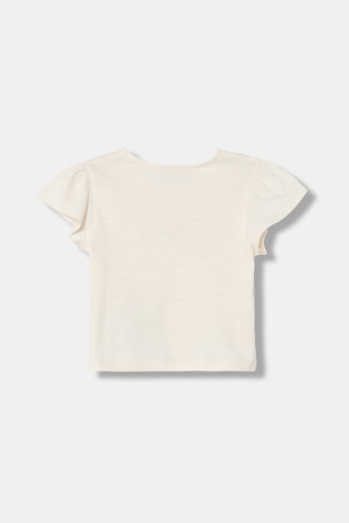 United Colors of Benetton gyerek pamut póló 38V4G10N6.P.seasonal bézs SS26