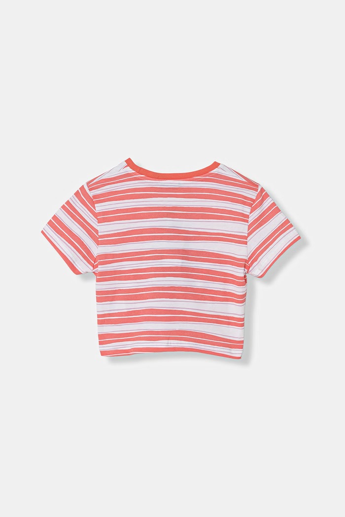 United Colors of Benetton T-shirt dziecięcy bawełniany 3P0UG10N7.P.seasonal różowy SS26